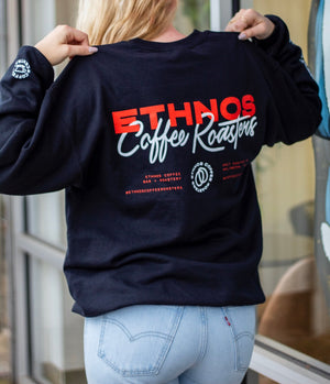 Black Ethnos Coffee Roasters Crew Neck Sweatshirt